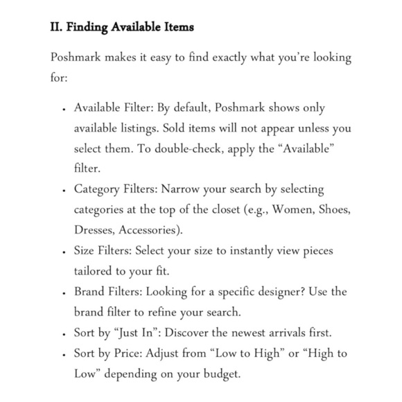 Welcome to AJ SouthernCharm's Closet - How to Navigate - Picture 4 of 6